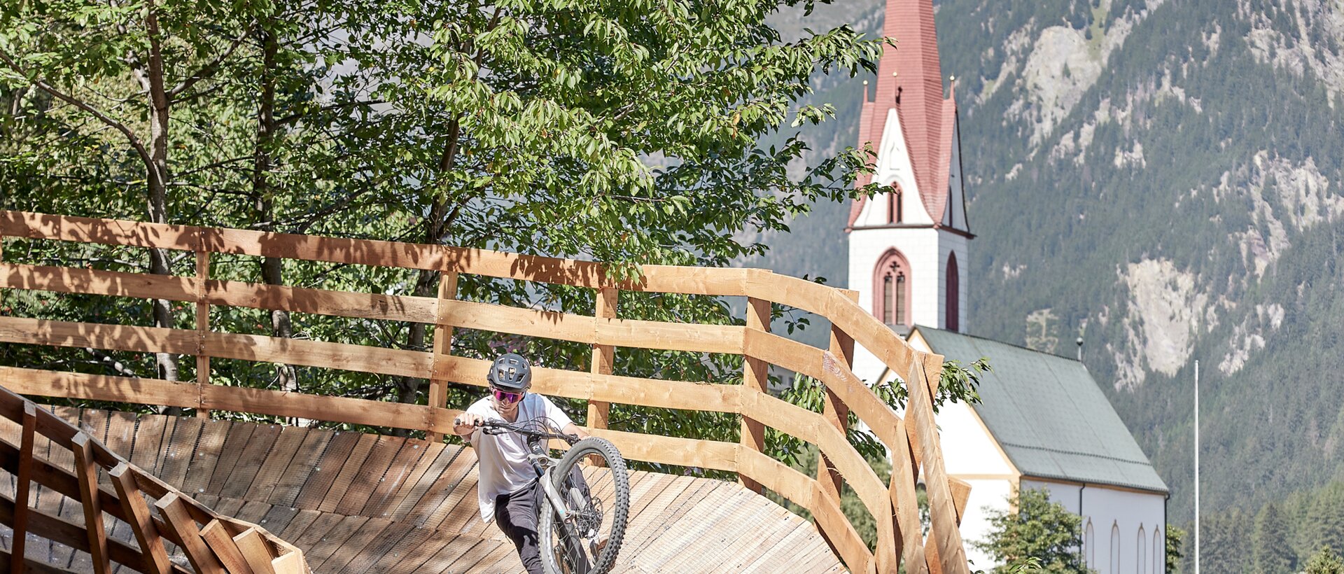 Mountain bike action