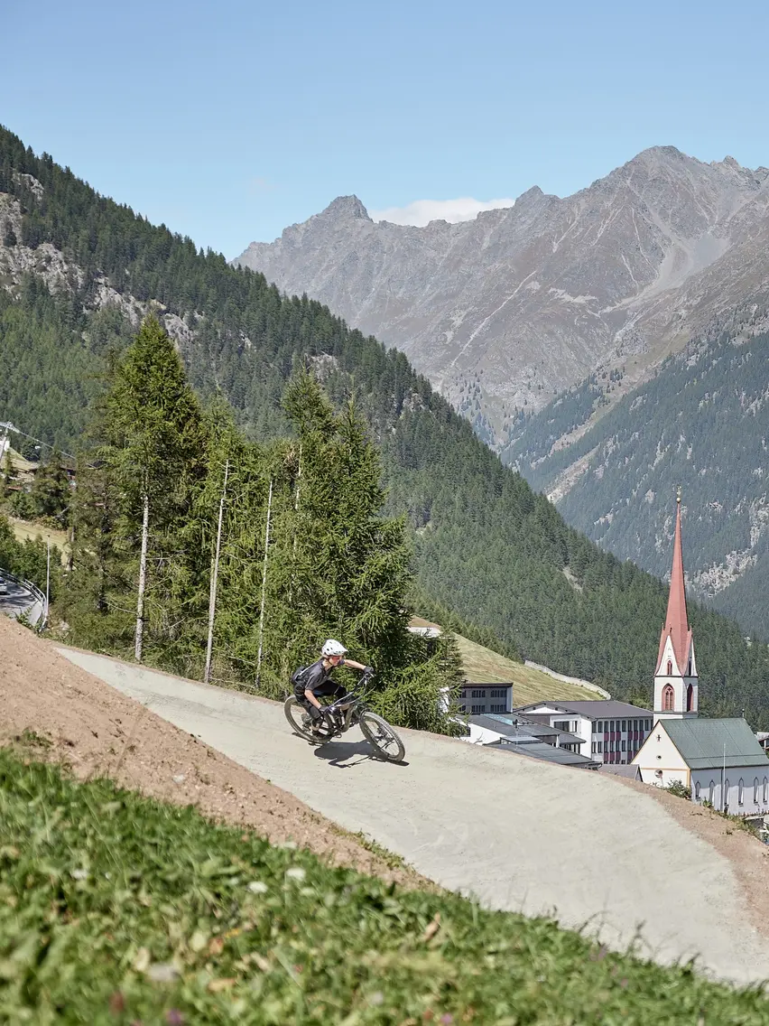 Mountainbike-Action