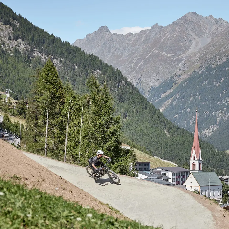 Mountainbike-Action