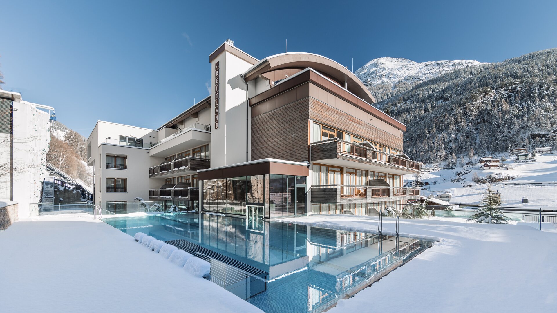 hotel Bergland Sölden in winter