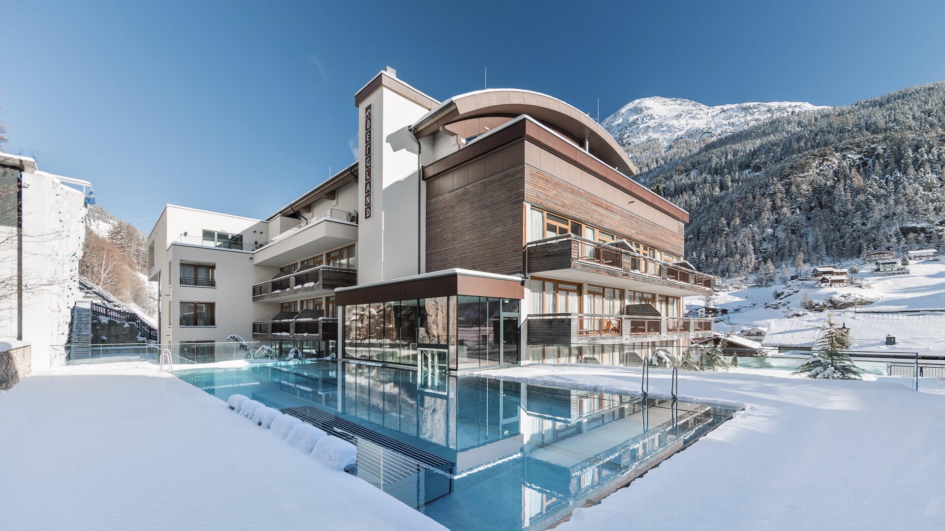 Hotel Bergland Sölden im Winter