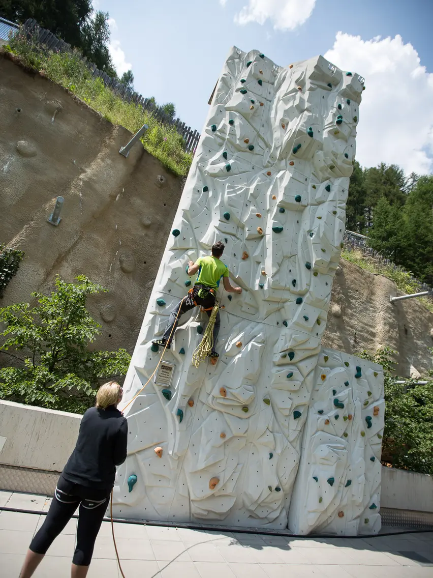 climbing wall in Sölden