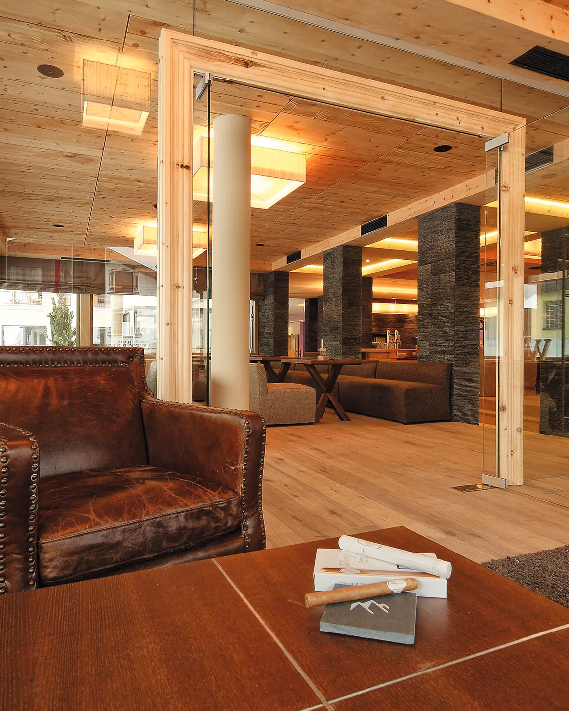 cigar lounge in the hotel | © Anton Klocker 6444 Längenfeld Nr 41 www.kdgs.at