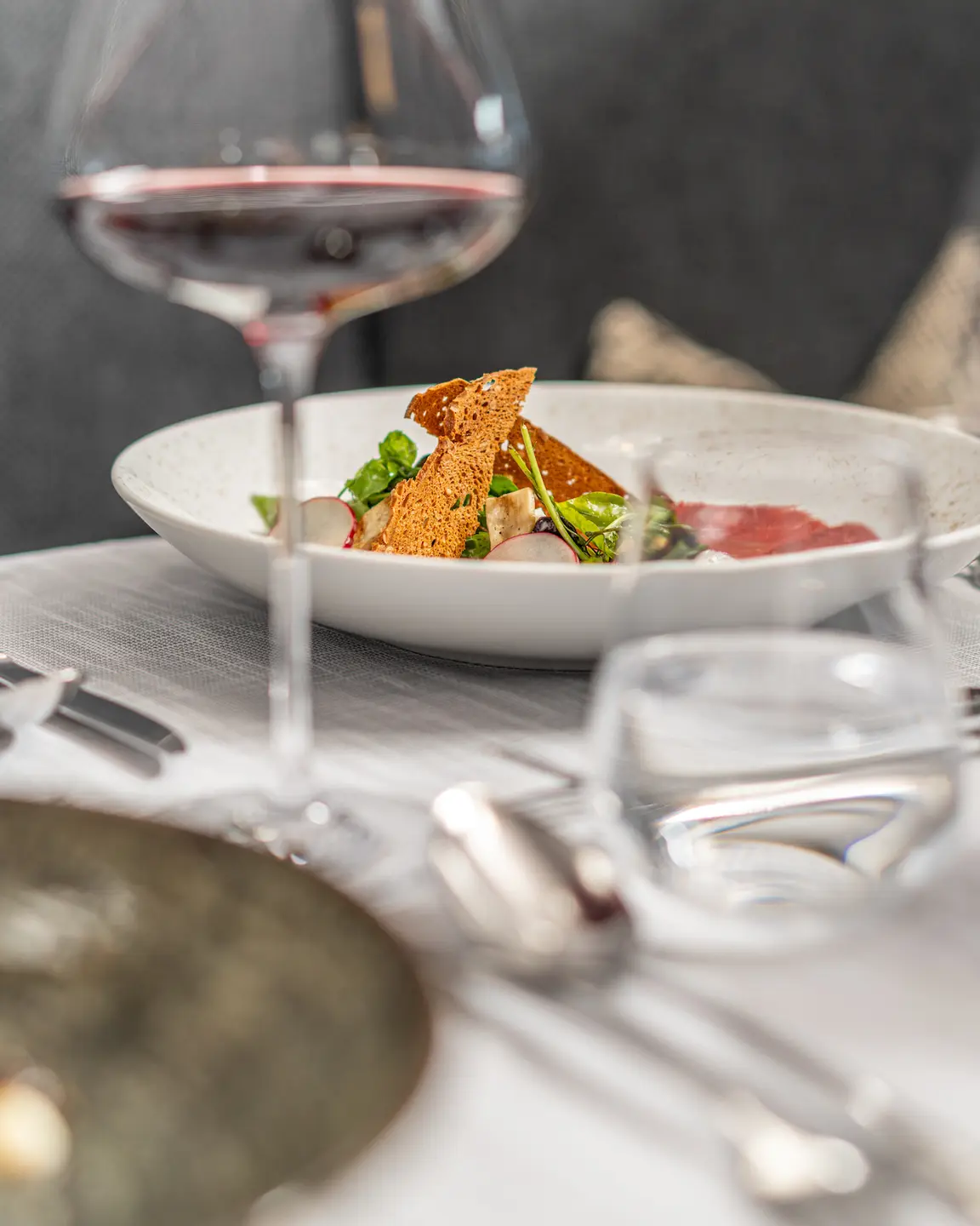 Fine dining at the Bergland Sölden | © Johannes Brunner