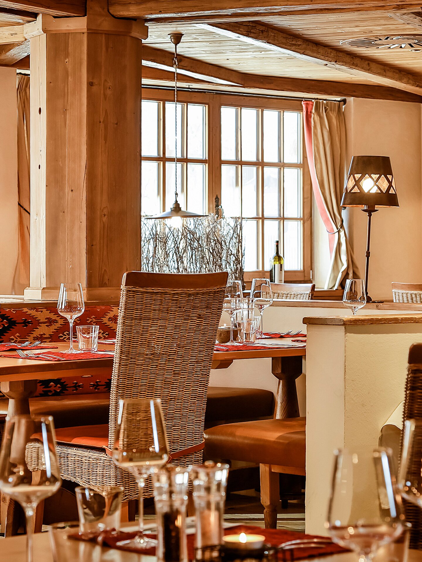 hotel restaurant in the Ötztal valley