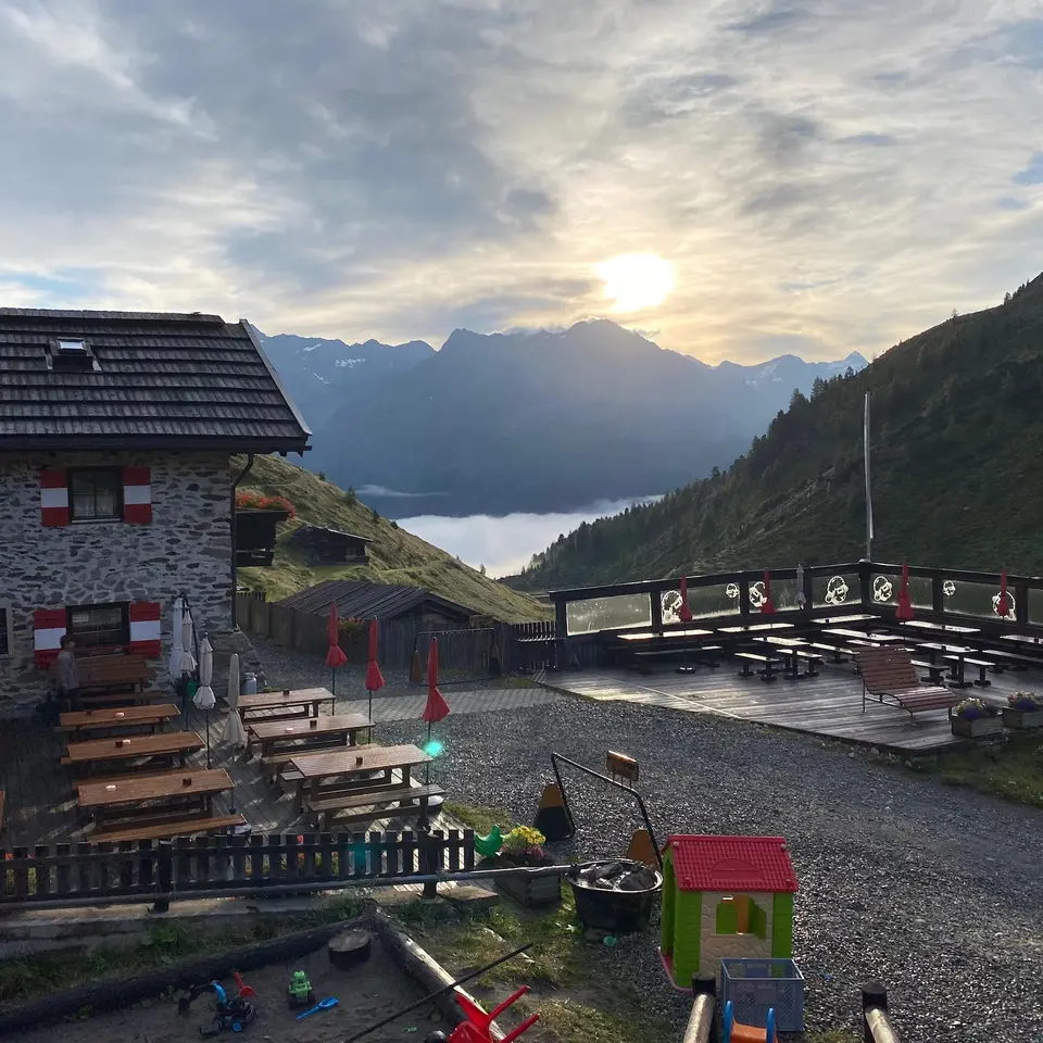 Weitblick auf der Rettenbach Alm