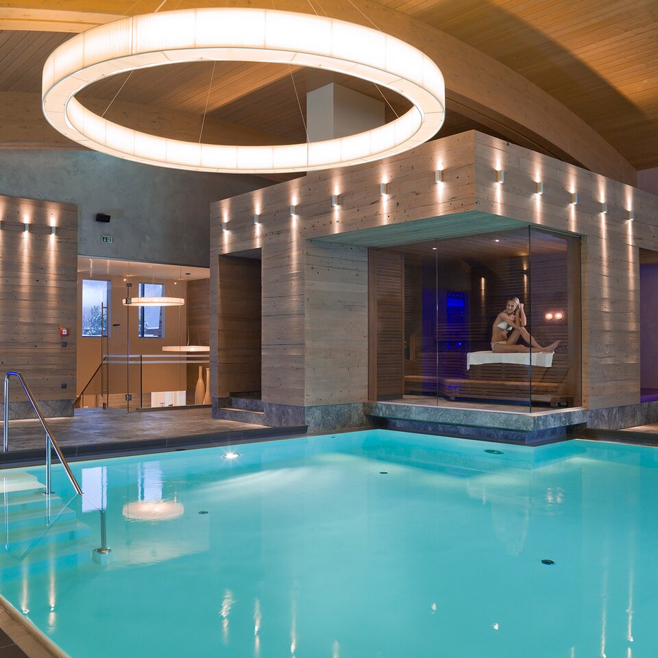 Sauna und Pool Wellnesshotel Sölden