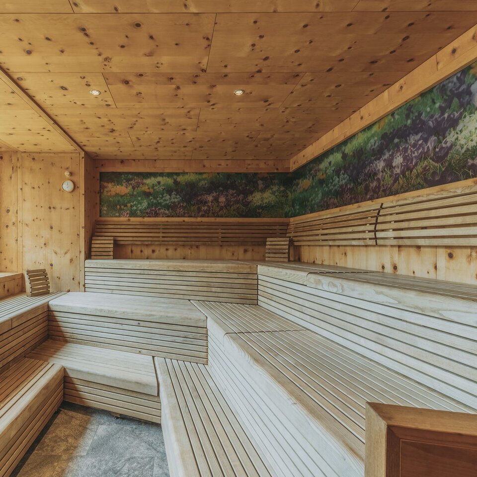 Hotel mit großer Sauna