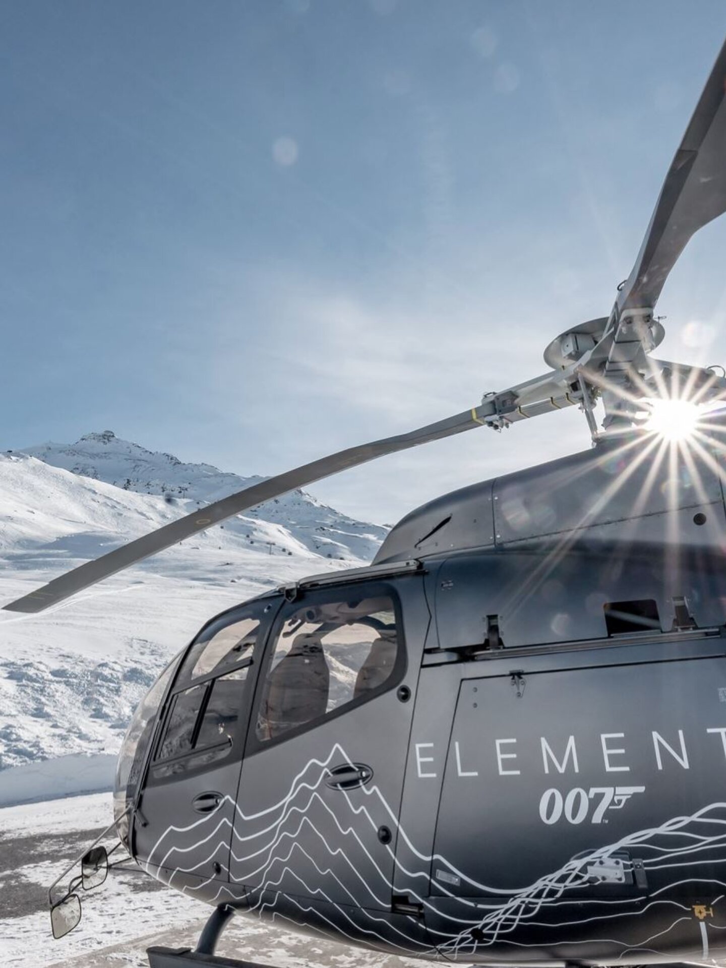 Elements Sölden helicopter