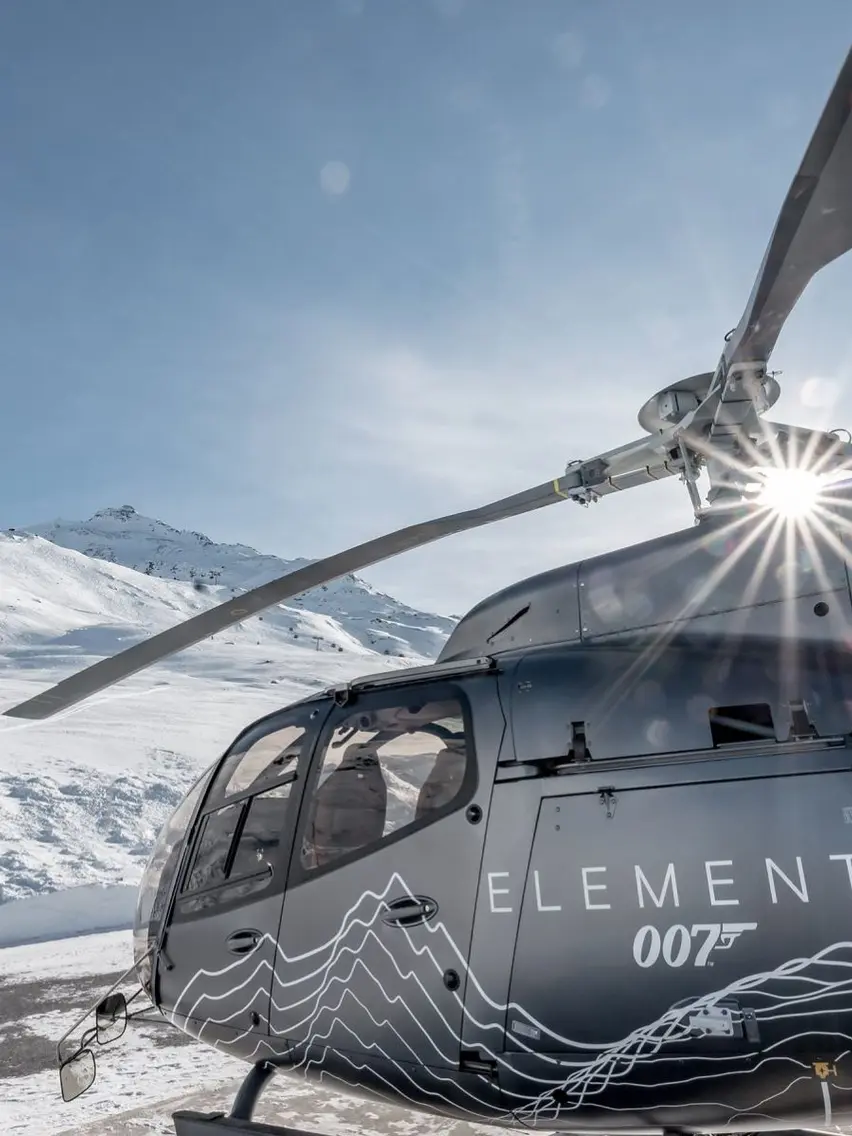 Elements Sölden Hubschrauber