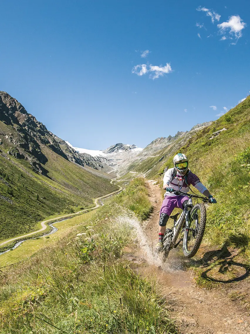 Rettbachalm Trail in the Ötztal valley