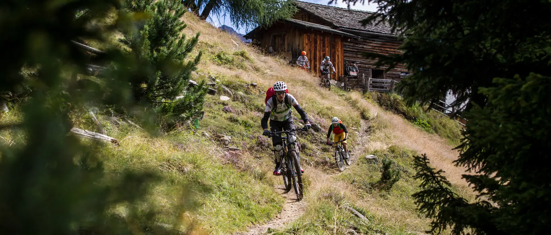 mountain biking in the Ötztal valley