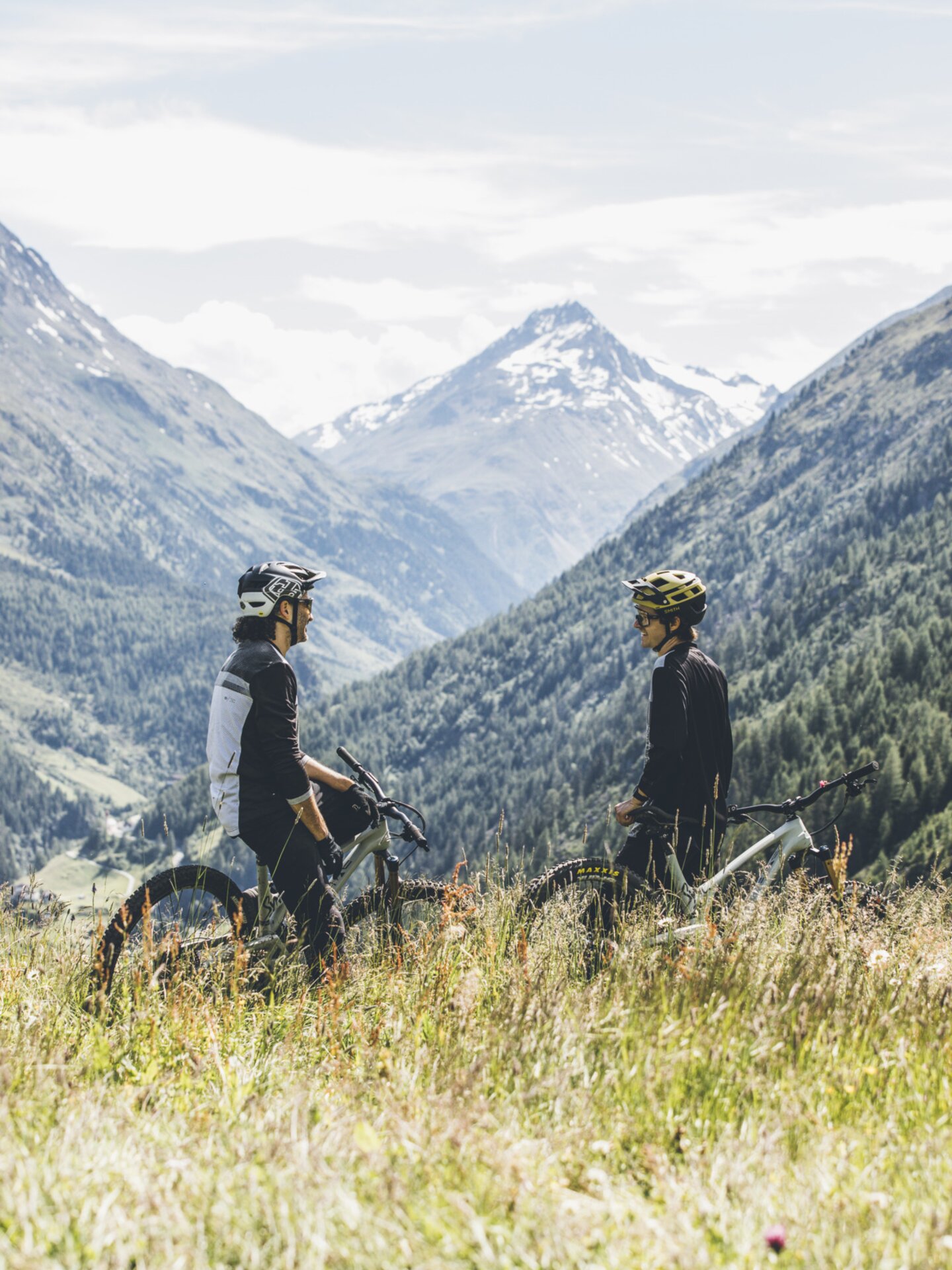 biking in the Ötztal mountains
