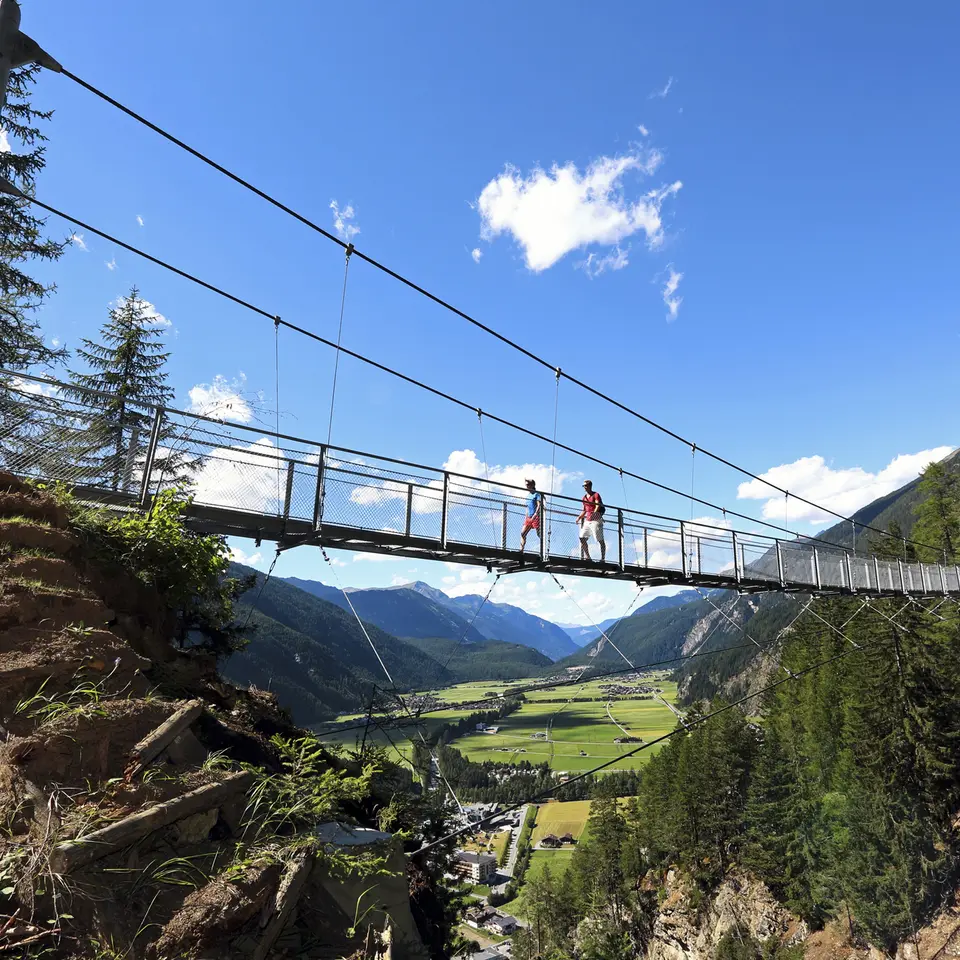 suspension bridge in Sölden