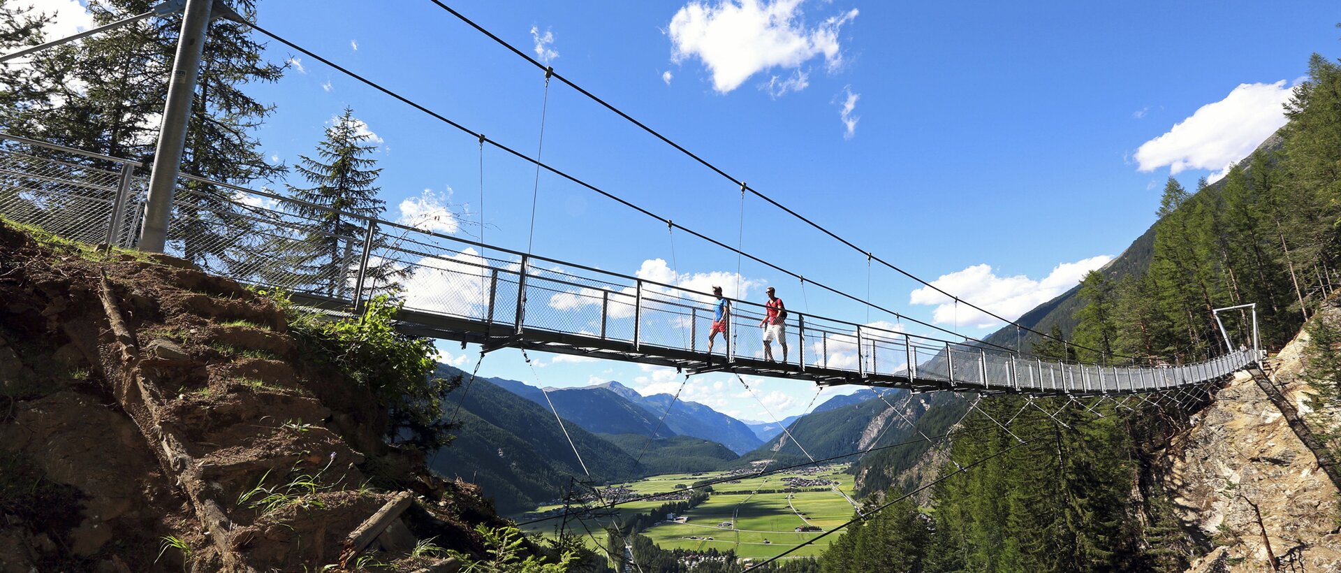suspension bridge in Sölden