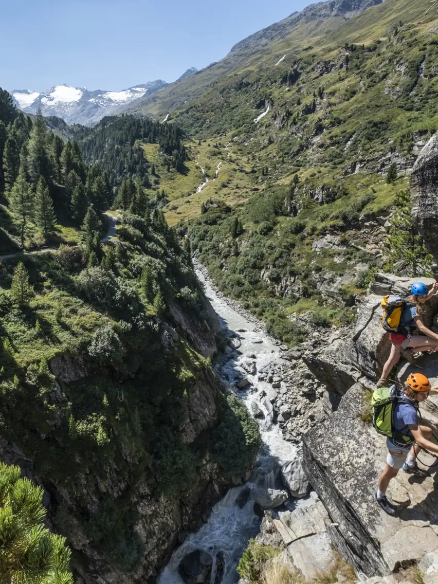 Klettern im Urlaub im Ötztal