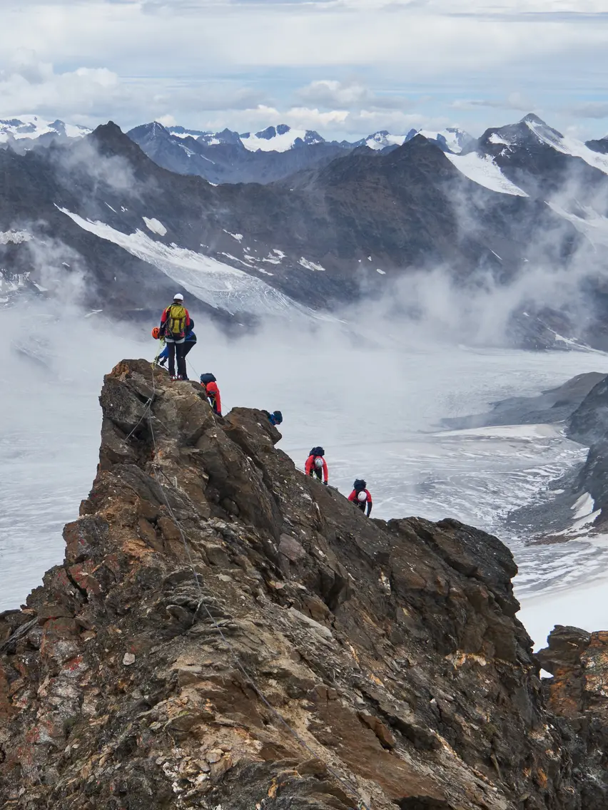 climbing tour in the Ötztal valley