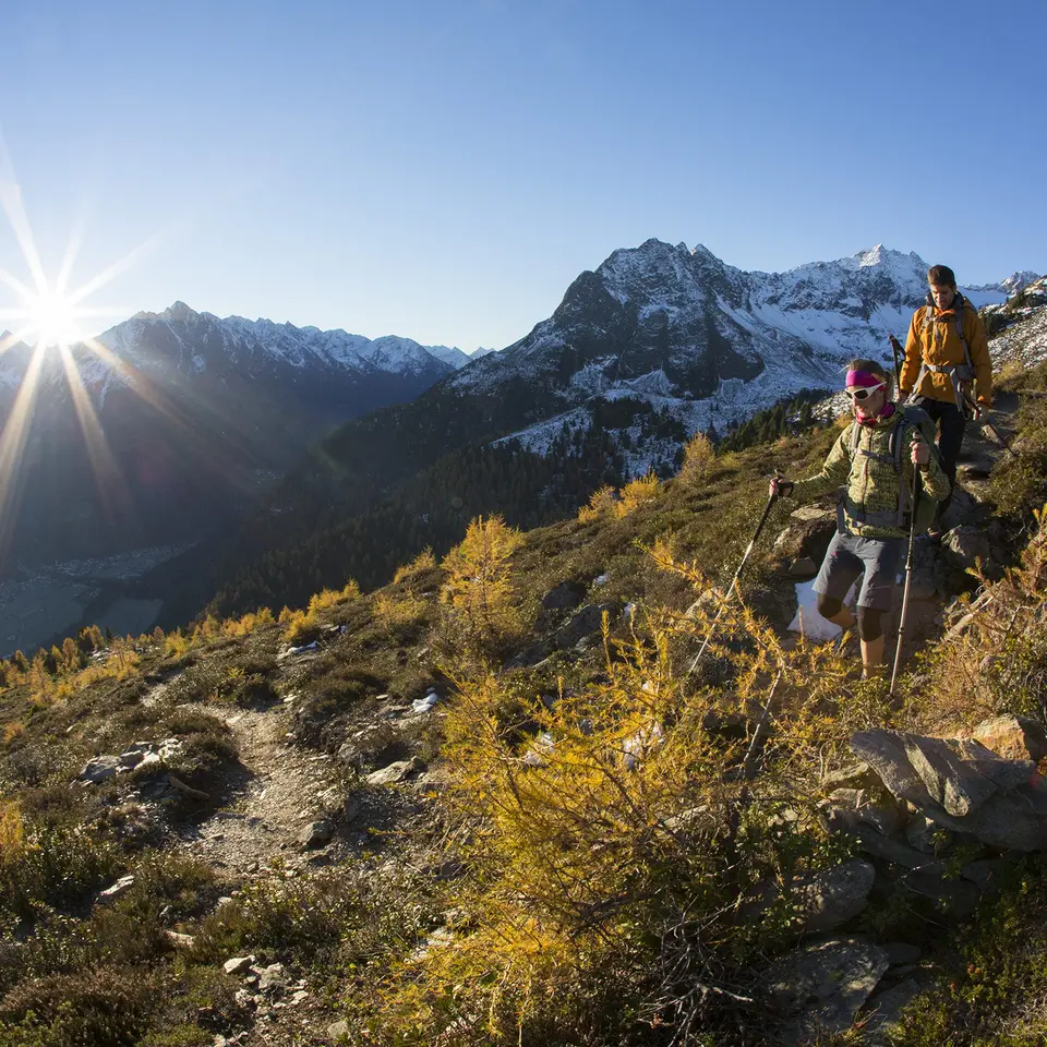 autumn hike in the Ötztal valley