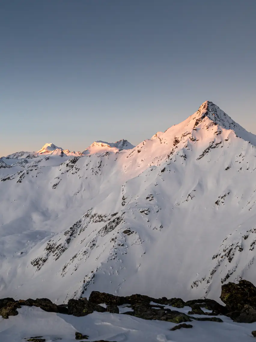 Ötztal glacier at sunset | © johannes brunner