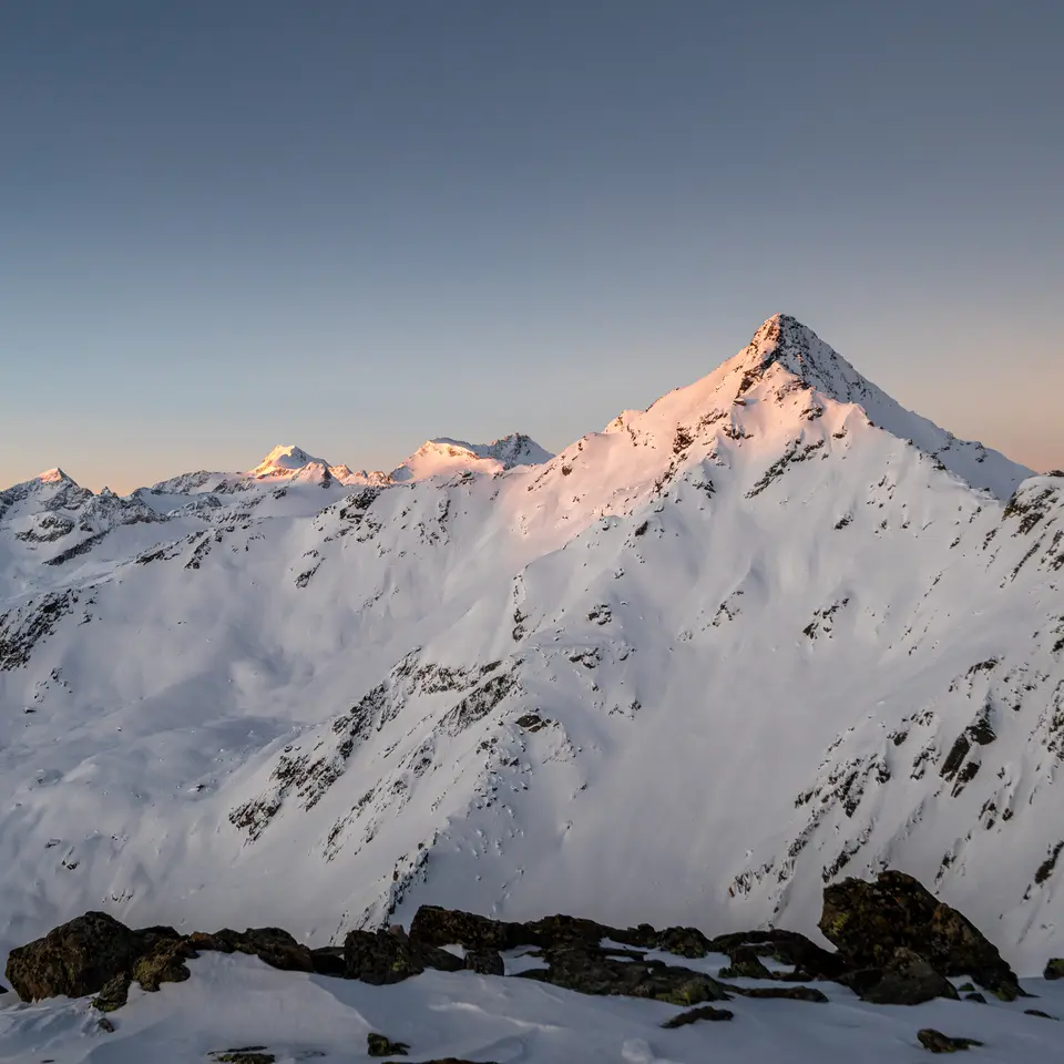 Ötztal glacier at sunset | © johannes brunner