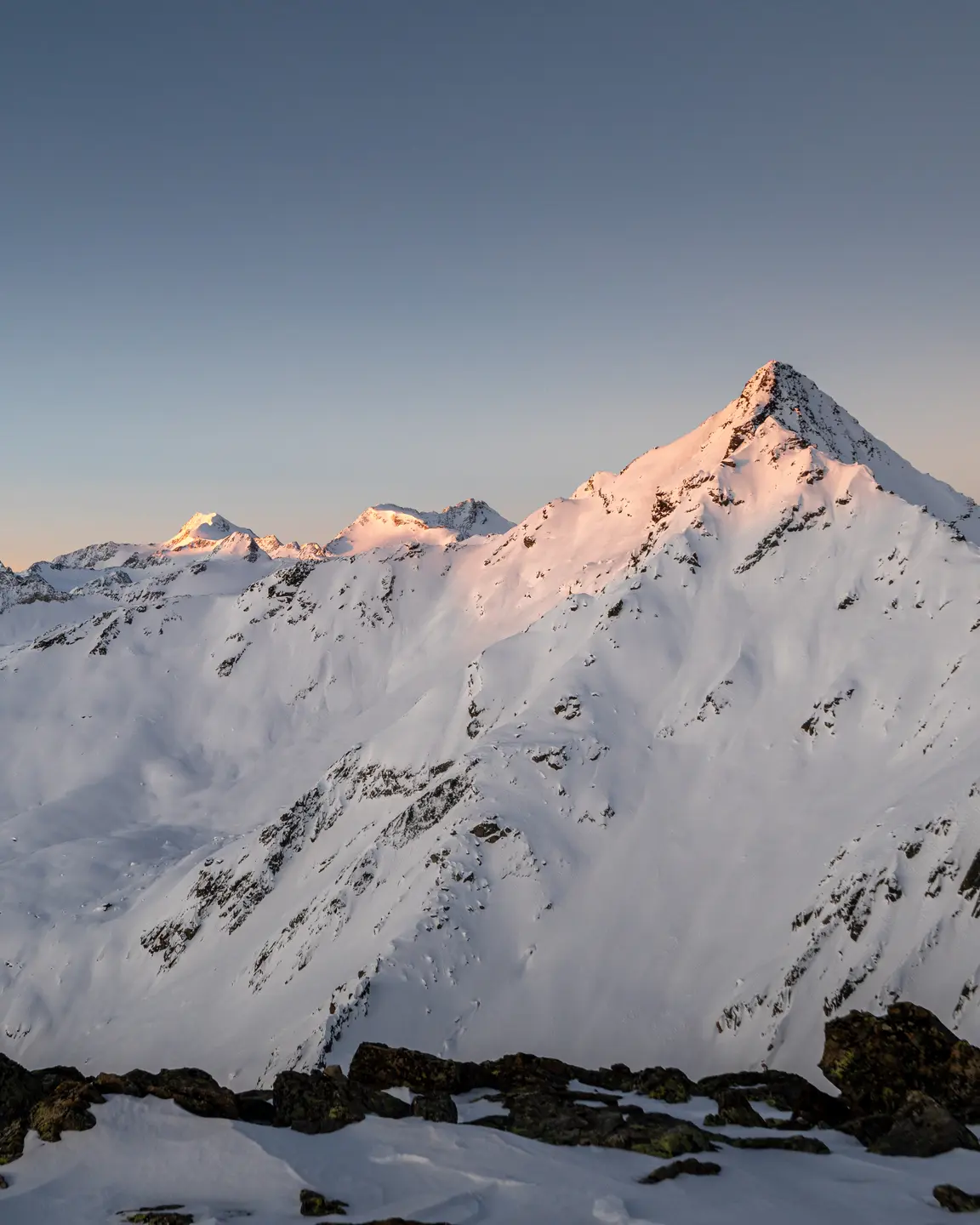 Ötztal glacier at sunset | © johannes brunner