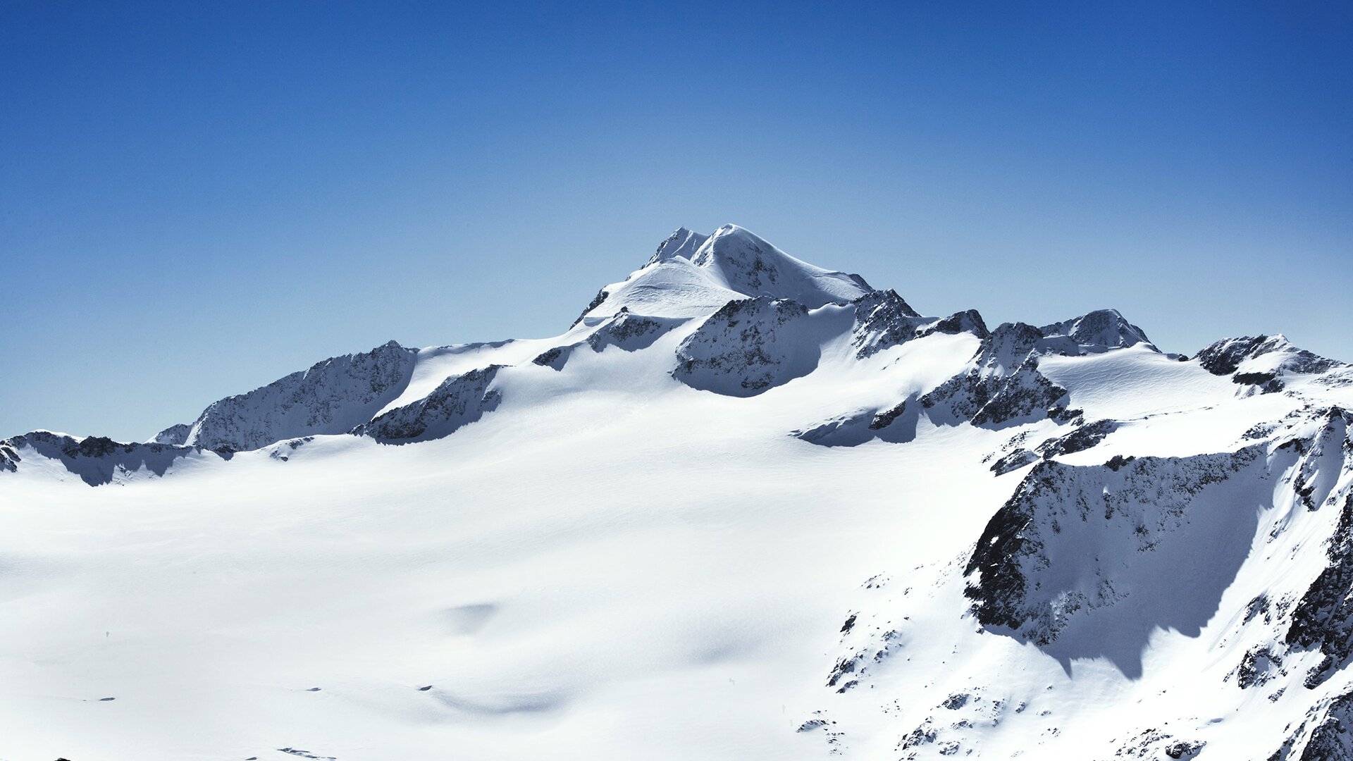 Wildspitze im Winter
