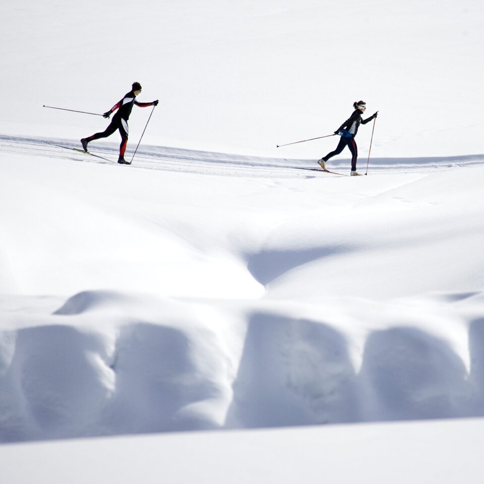 Langlaufen im Winterurlaub Sölden