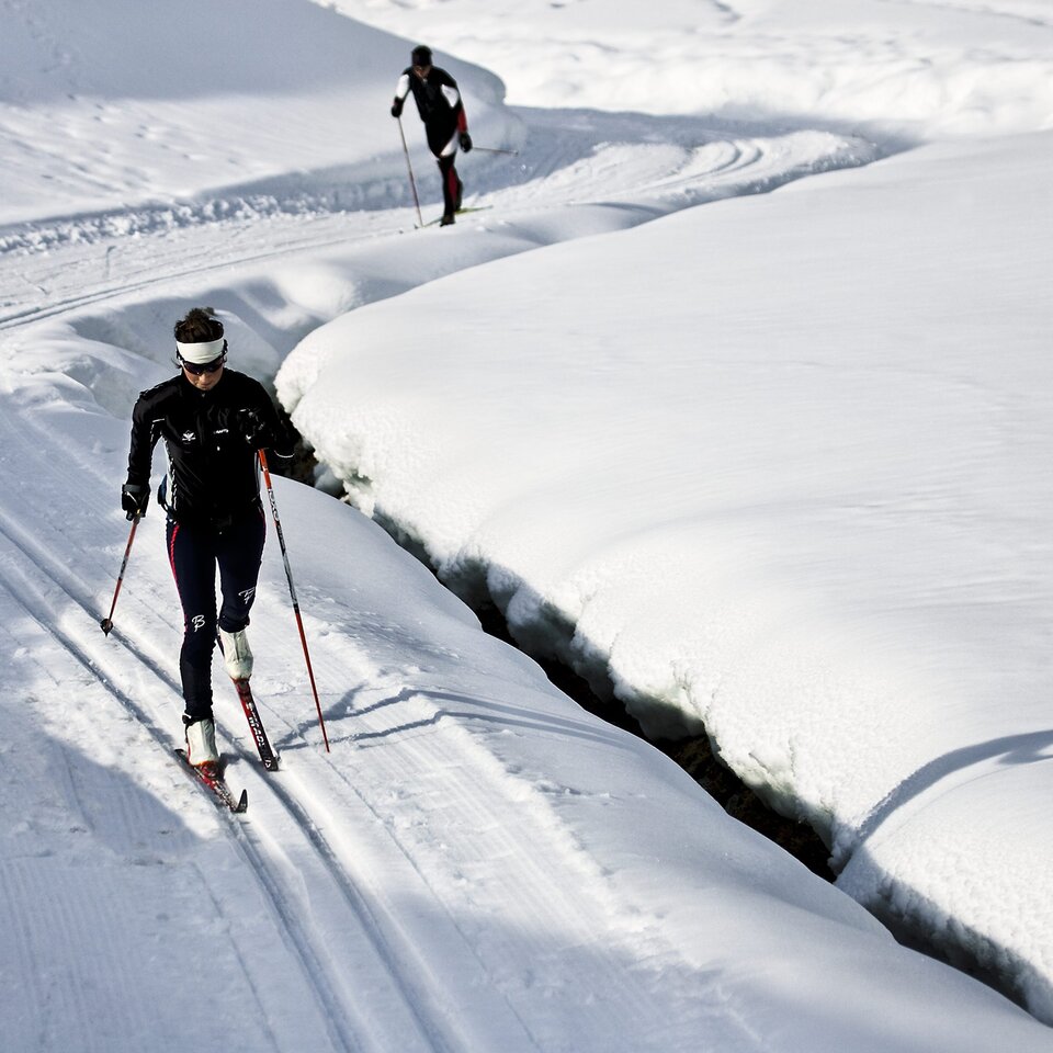 cross-country ski trail in Sölden