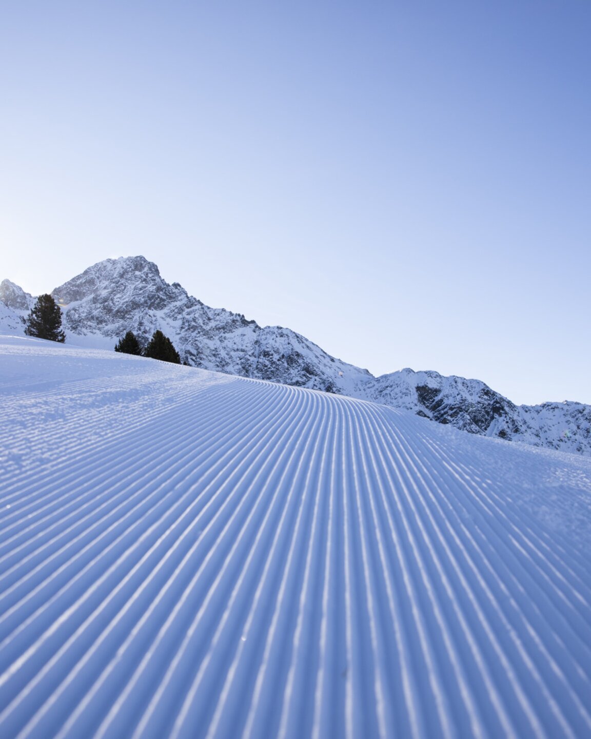 perfect ski slope in Sölden