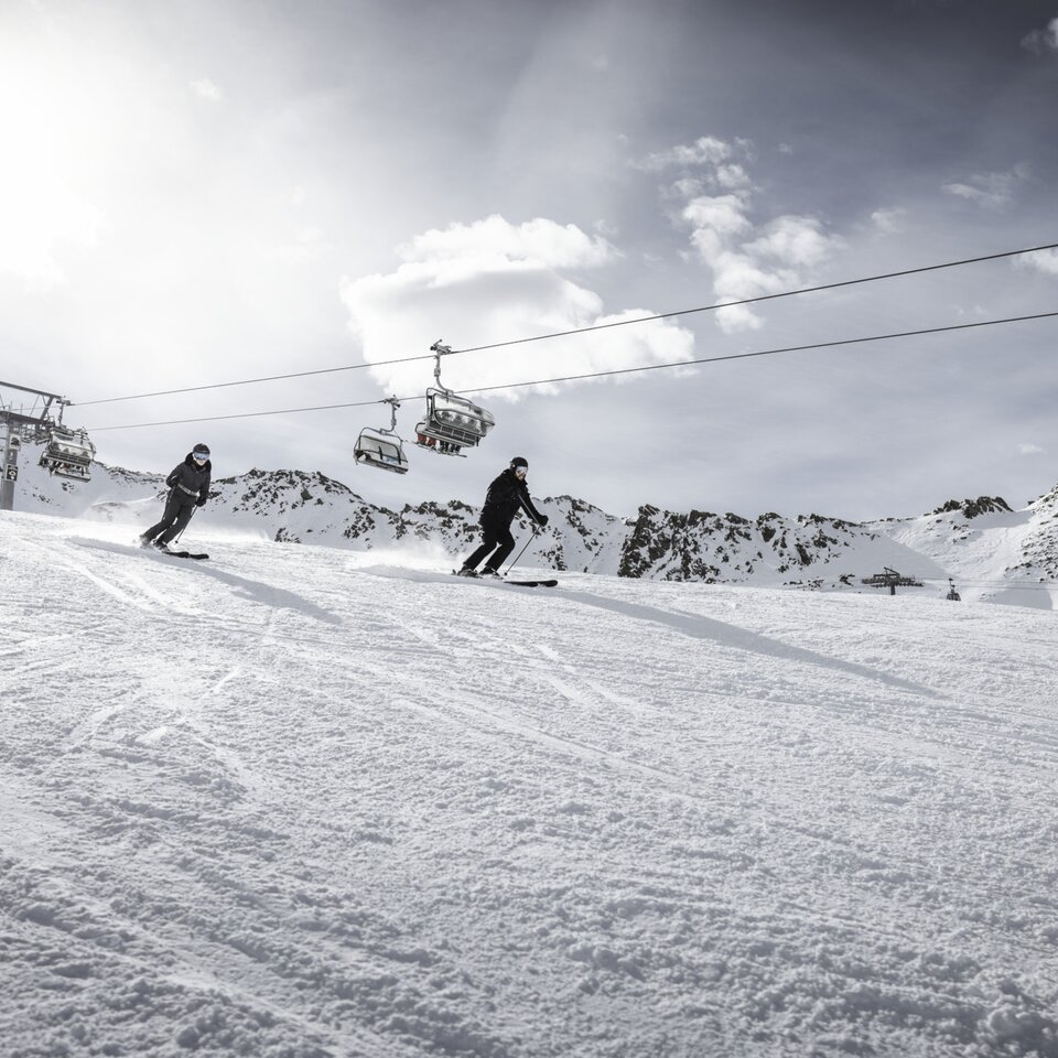 skiing in Sölden