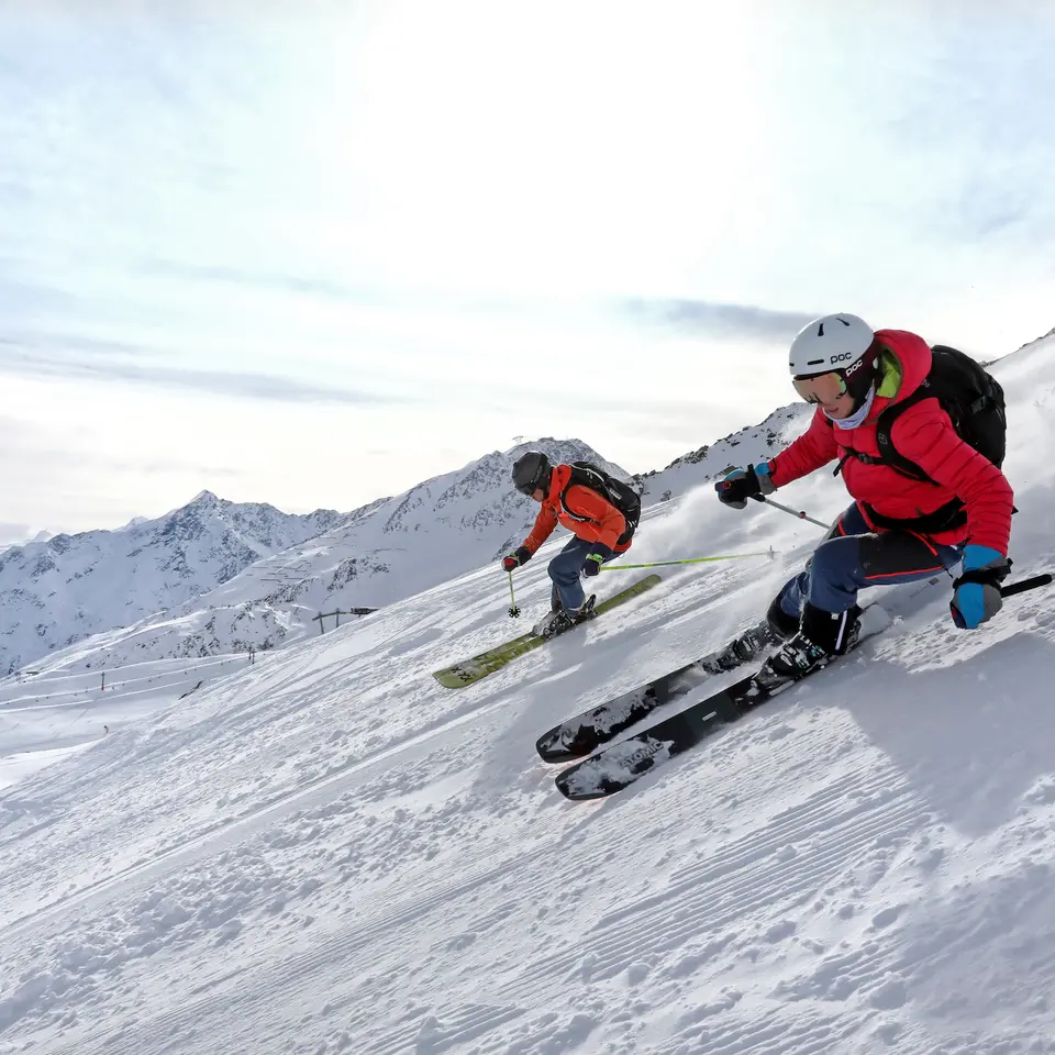 steep slopes on ski vacation