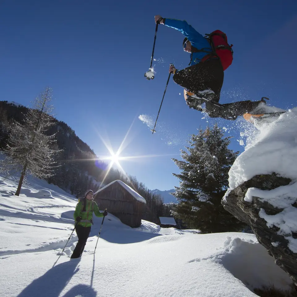 snowshoe hike in the Ötztal valley