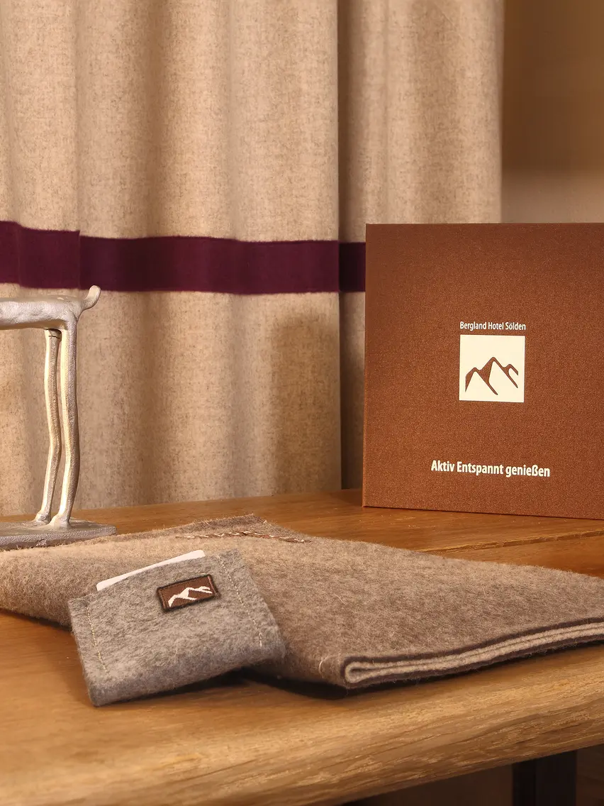 Dekoration am Hotelzimmer in Sölden